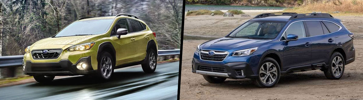 Compare 2021 Subaru Crosstrek Vs Outback Troy MI