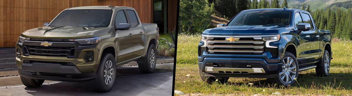 2023 Chevrolet Colorado vs 2023 Chevrolet Silverado 1500