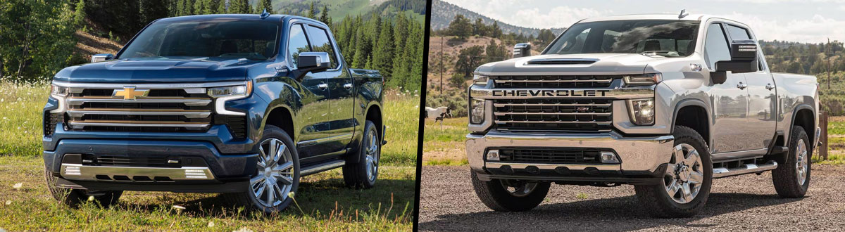 2023 Chevrolet Silverado 1500 vs 2023 Chevrolet Silverado 2500