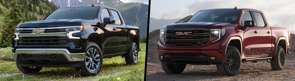 2024 Chevrolet Silverado 1500 vs 2024 GMC Sierra 1500