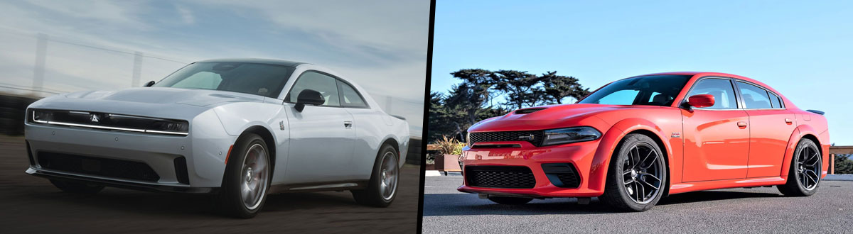 2024 Dodge Charger Daytona EV vs 2023 Dodge Charger