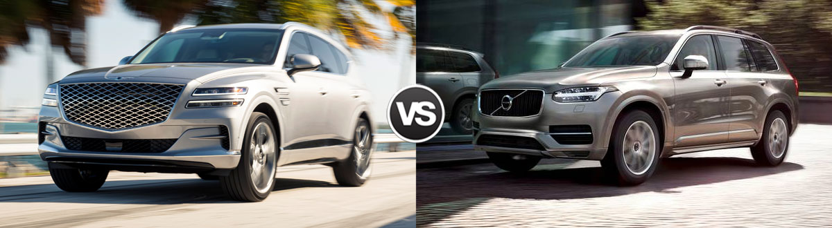 compare 2021 genesis gv80 vs. 2020 volvo xc90 | troy mi