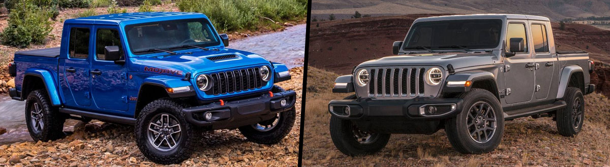 2024 Jeep Gladiator vs 2023 Jeep Gladiator