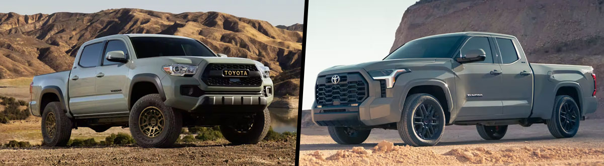 2023 Toyota Tacoma vs. Tundra Comparison | Battle Creek MI