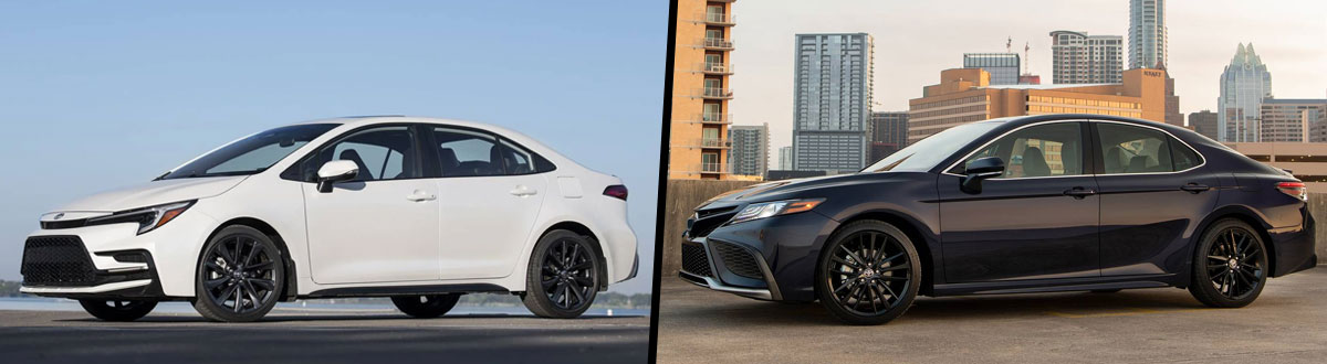 Compare 2024 Toyota Corolla vs Camry | Toms River NJ