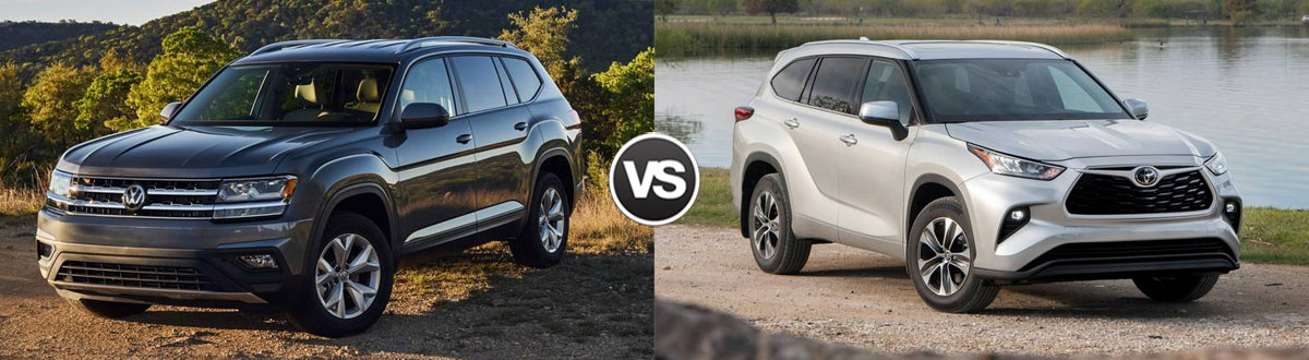 2020 Volkswagen Atlas vs. 2020 Toyota Highlander | Milwaukee WI