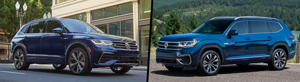 2023 Volkswagen Atlas vs. Tiguan Comparison